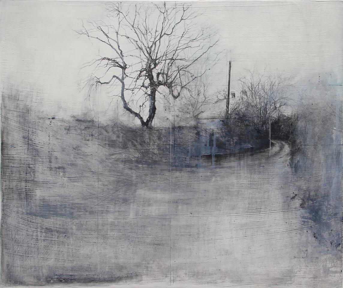 Laurie Steen Landscape Painting - And Beginning Again