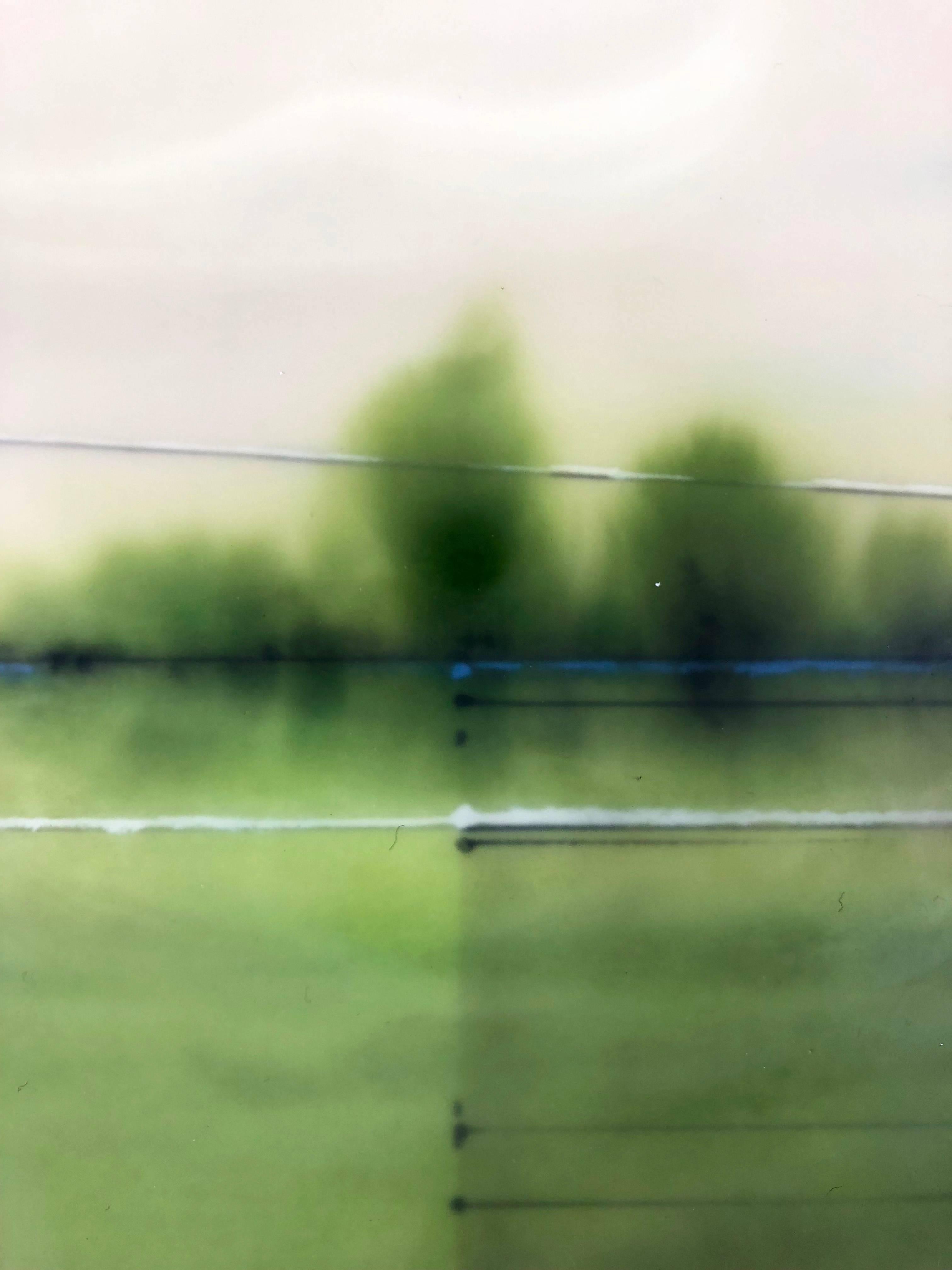 Flood Plains by Gabriela Aguilo Firehammer, 2017. 

Gouache & encaustic. Signed by artist on the front.

Gabriela Aguilo Firehammer is an Argentinian painter based out of the San Diego area who immigrated to the US in her youth. She began her