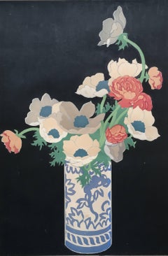 John Hall Thorpe The Chinese Vase Coloured Woodblock Print