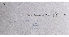 Claude Muncaster : Still Morning at Aden, aquarelle de 1943, filet de sous-marin de guerre de sous-marins
