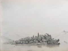 Oscar Andreae: Isola Pescatori Italy drawing