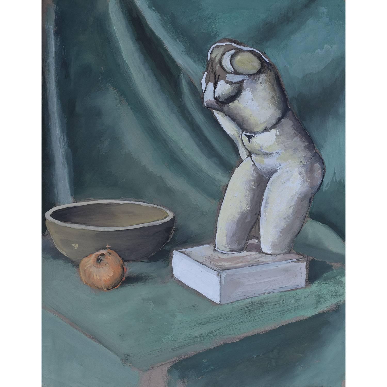 To see our other Modern British Art, scroll down to "More from this Seller" and below it click on "See all from this Seller" - or send us a message if you cannot find the artist you want.

Hilary Hennes (1919-?)
British
Still Life with torso c.