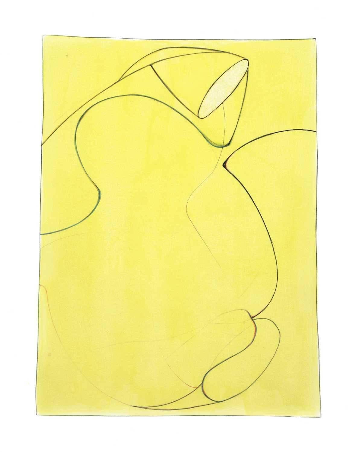 Guy Dill, Chianti Pop Yellow - Minimalist For Sale 6