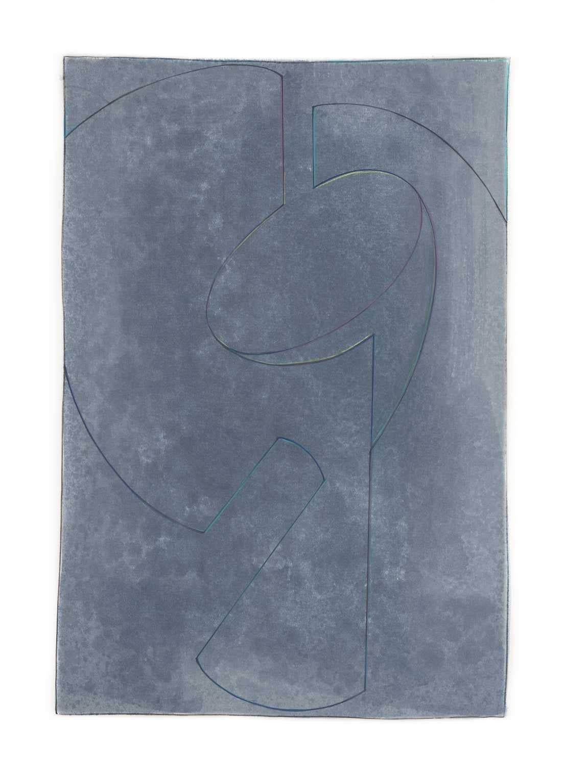 Guy Dill, Chianti Pop Blue - Minimalist For Sale 5
