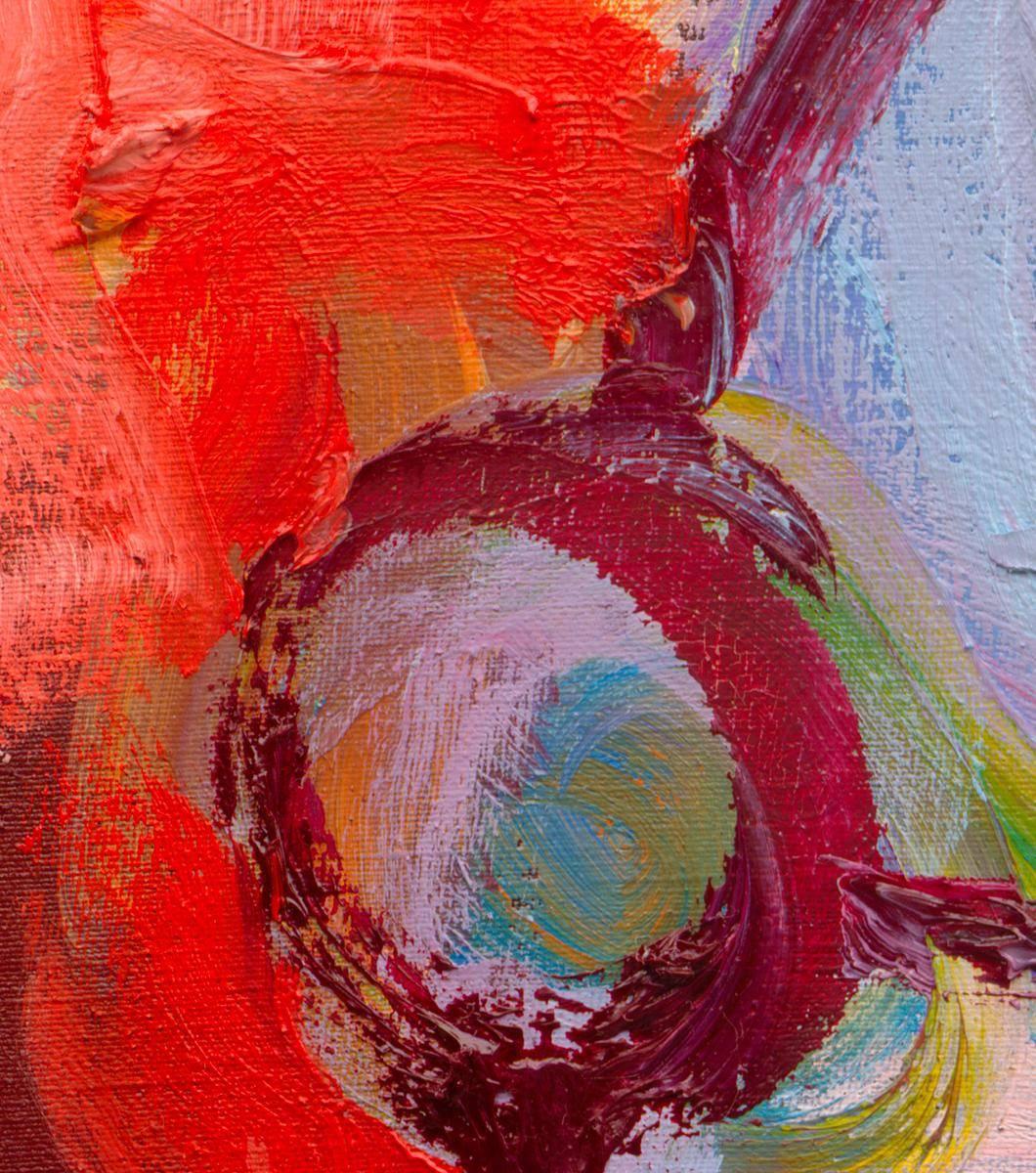 Jay Miriam, Applying Coconut Oil - Abstract Print For Sale 1