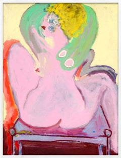 Jay Miriam, Applying Coconut Oil - Abstract Print