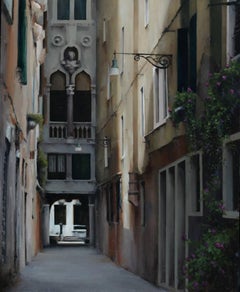 Passage, Venice Italy, Oil Landscape Painting
