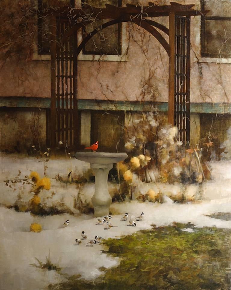 Gary Korlin Cardinal Rules, Oil Landscape Painting For Sale at 1stDibs