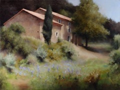 Gary Korlin - Wild Flowers, Provence France - Oil Landscape Painting Wild Flowers, Provence France - Oil Landscape Painting