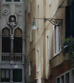 Passage, Venice Italy, Oil Landscape Painting