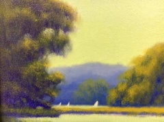 Sailing in September, Oil Landscape Painting