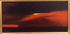 Racing the Storm, Oil Seascape Painting