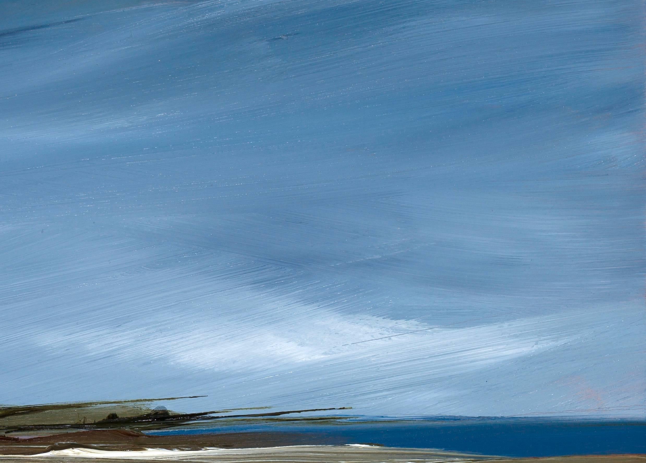 Pace, First Encounter on Eastham - Seascape Painting on Copper 1