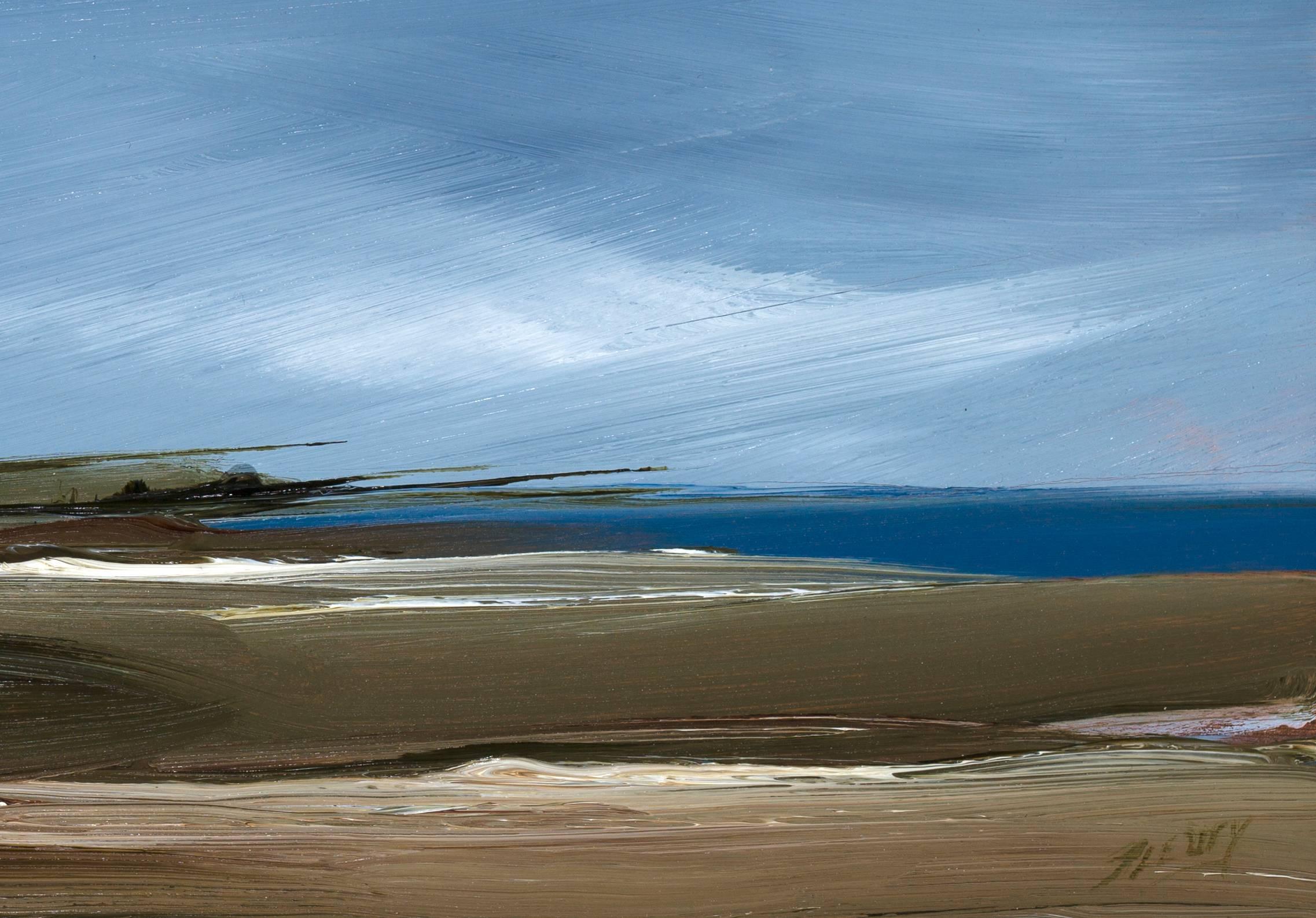 Pace, First Encounter on Eastham - Seascape Painting on Copper 2