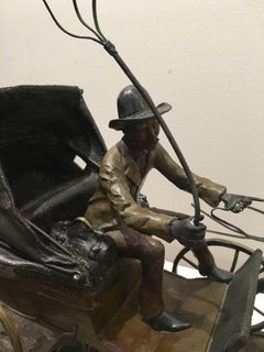 Country Doctor "Emergency" - Bronze Sculpture