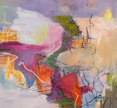 Bridge to Babel; Abstract Seascape Oil Painting