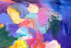 Ocean Life, Abstract Seascape Oil Painting