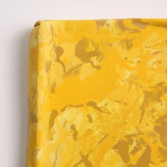 Contemporary Painting, Yellow Wall Relief by Mark Hosking
