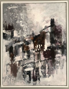 CASAS DE PUEBLO, Peinture, huile sur toile