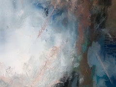 « ABSTRACT IN THE DESERT », techniques mixtes sur toile