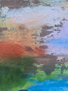MARÉE BASSE : PAYSAGE ABSTRAIT, Peinture, huile sur toile