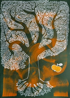 Tree of Life III, Painting, Acrylic on Paper
