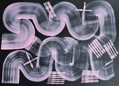 PINK V, Painting, Acrylic on Paper