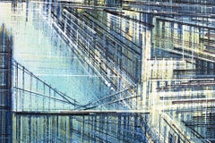 City Of London Skyline, Painting, Acrylic on Canvas