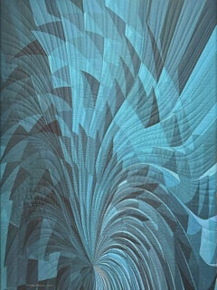 The Geometer's Hand 7, Mixed Media on Canvas