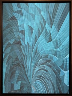The Geometer's Hand 7, Mixed Media on Canvas