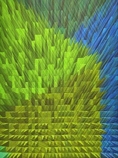 The Geometer's Hand 6, Mixed Media on Canvas