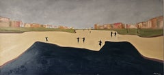 Day on the road, Painting, Oil on Canvas