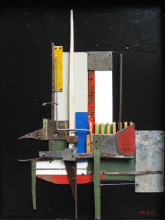 Rw.01, Mixed Media on Wood Panel