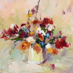 Warm Thoughts, Painting, Oil on MDF Panel
