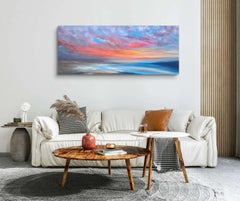 „Last Embers“, Gemälde, Acryl auf Leinwand