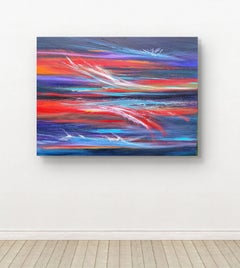 Flare Up, Painting, Acrylic on Canvas