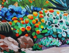 Desert Floral, Painting, Acrylic on Canvas