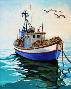 Incoming, Painting, Acrylic on Canvas