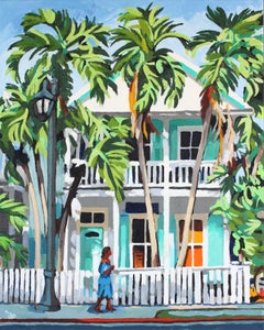 Strandhaus 12, Gemälde, Acryl auf Leinwand