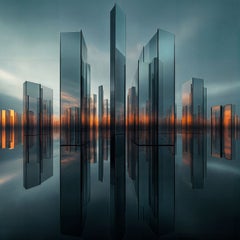Reflejo de Metrópolis, fotografía, impresión con tinta de archivo