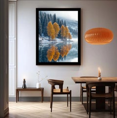 Riflesso su un albero invernale 1, fotografia, stampa a getto d'inchiostro di qualità archivistica