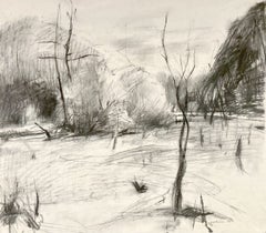 Kentucky Creek, Dibujo, carboncillo sobre papel