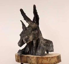 Eselshaut von Cécile Raynal - Tierkunst, Großplastik, märchenhafte Natur