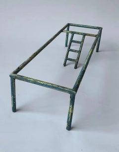 LARGE POOL von Ramon Enrich - Minimalistische Eisenskulptur, Pool, einzigartig, schwimmen