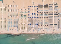 Versilia 01 (Toscana, Italia) por Bernhard Lang - Fotografía aérea de playa