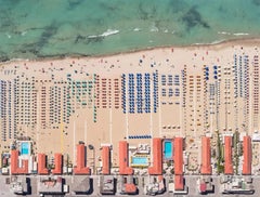 Versilia 04 (Toscana, Italia) por Bernhard Lang - Fotografía aérea de playa