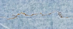 Hielo Báltico, Peipsi Jaerv 015 de Bernhard Lang - Fotografía aérea, invierno, azul