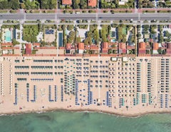 Versilia 03 (Toscana, Italia) por Bernhard Lang - Fotografía aérea de playa, mar