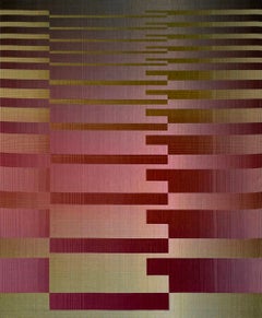 2022 I - 8 by Christiane Maurer - Fiber Art, Geometric Patterns, Handwoven