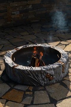 Fire Element by Ondřej Oliva - Sculpture & Fire Pit, Outdoor Art